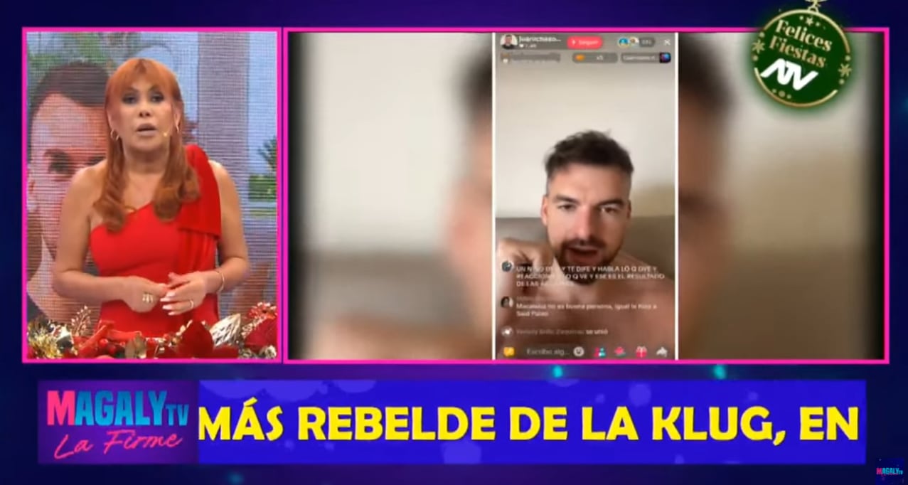 Juan Ichazo sale en defensa de Macarena Vélez y arremete contra la Nena Cubillas.