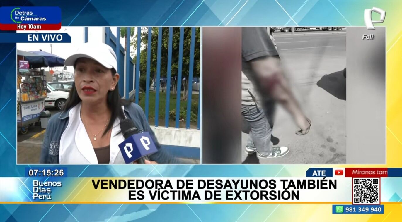 Comerciante denuncia que viene siendo extorsionada por el mismo sujeto.