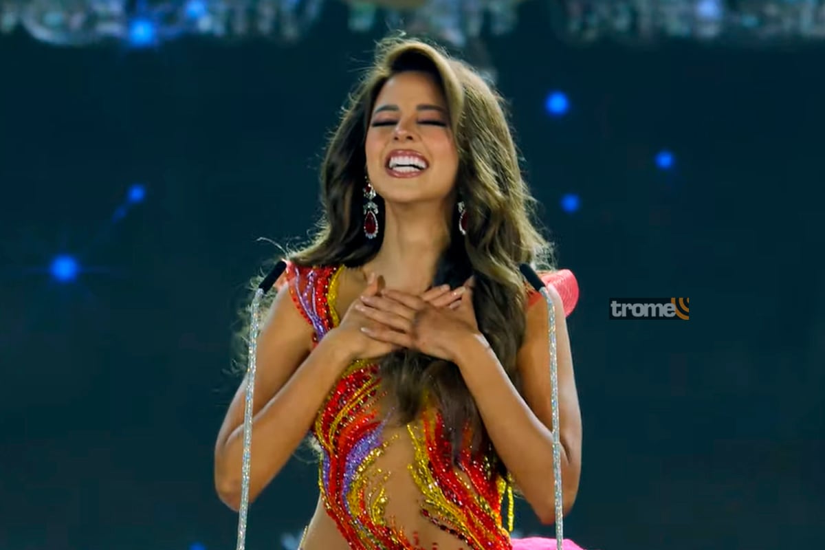 Luciana Fuster participó en competencia preliminar del Grand Miss.