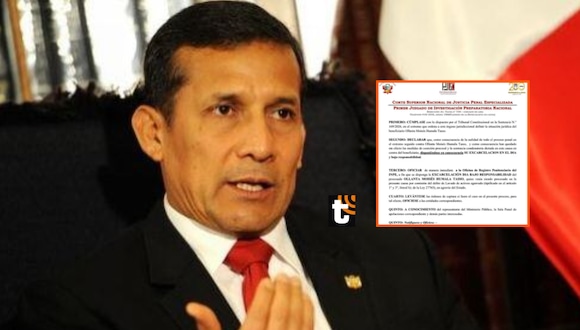TROME- ¡Ollanta Humala saldrá en libertad! Poder Judicial dispone su excarcelación tras fallo del TC