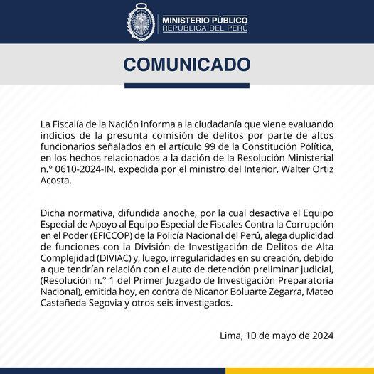 Ministerio Público: Ordenan detención del hermano y abogado de la presidenta Dina Boluarte.
