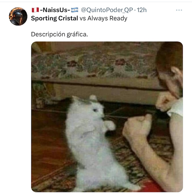 Memes de la goleada 6-1 que recibió Sporting Cristal de parte de Always Ready en Bolivia. (Fotos: Twitter)