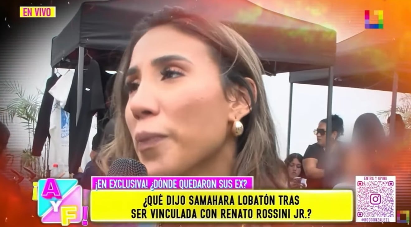 Samahara Lobatón evita hablar de conflictos pasados con Bryan.