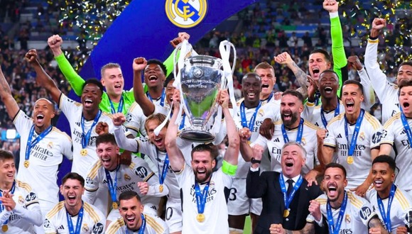 Madrid levanta la Champions League número 15 en Wembley (Foto: AFP)