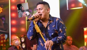 Suheyn Cipriani salió de la comisaría cargando su bebé en brazos llorando, tras denunciar a salsero César Vega