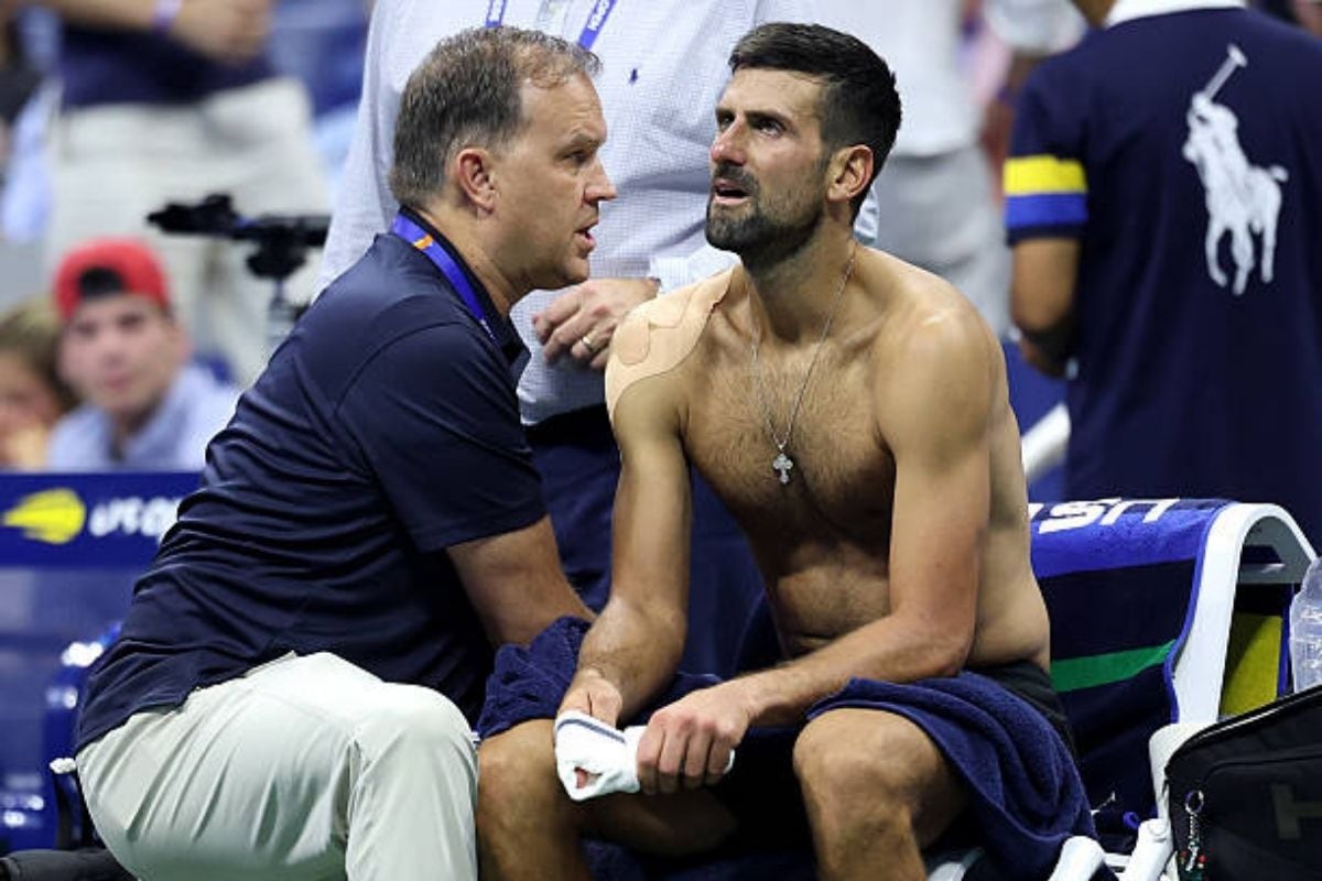 Novak Djokovic no pudo superar lesión y disminuyó sui nivel (Foto: Getty Images)