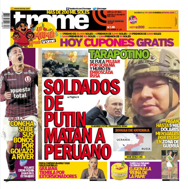 SOLDADOS DE PUTIN MATAN A PERUANO