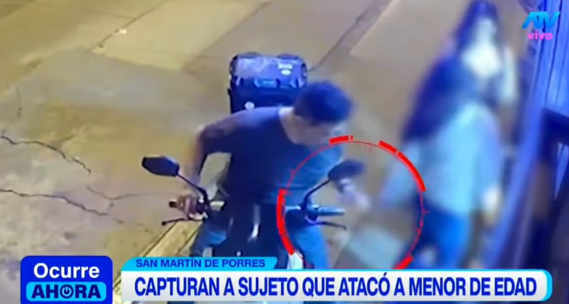 Cámara de seguridad capta a sujeto realizando tocamiento indebido a menor de edad en SMP.