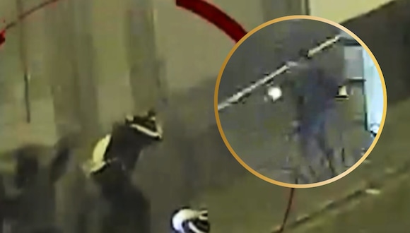 Momento del asesinato de Eduardo Mauricio Ruiz Sáenz en Plaza Francia