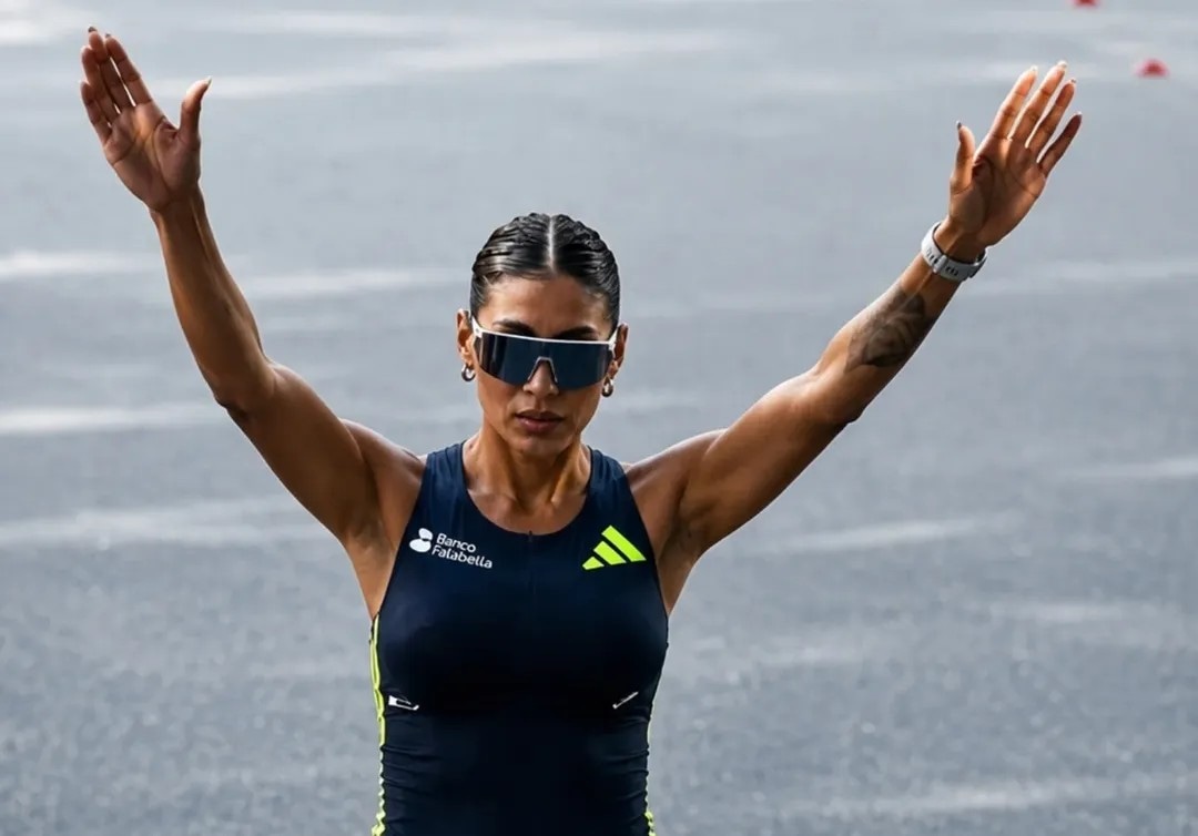 Kimberly García nuevamente le trae triunfos a Perú. (@atletasperu)