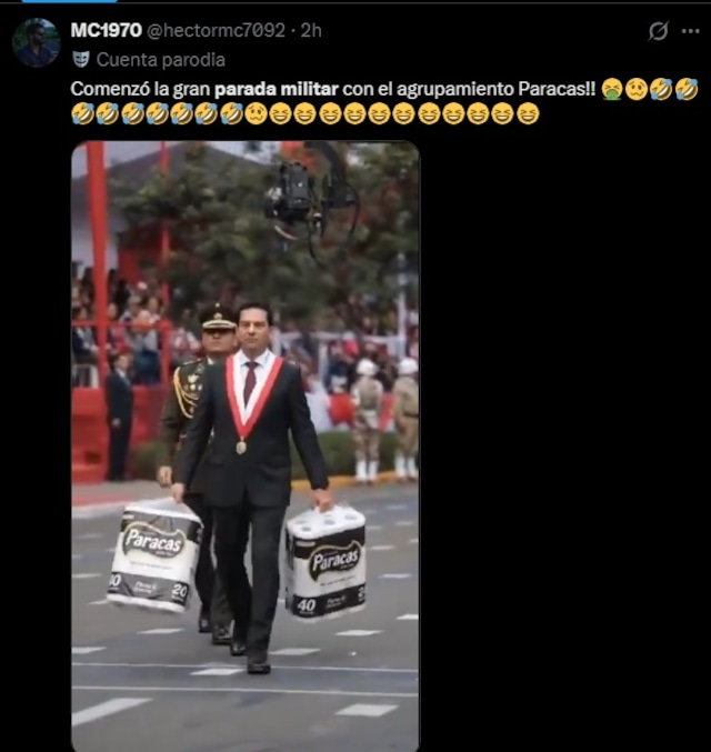 No pararás de reír con los memes más divertidos de la Gran Parada y Desfile Cívico Militar 2026. (Redes sociales)