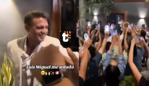 Luis Miguel causó alboroto a su salida de restaurante de comida italiana en Lima