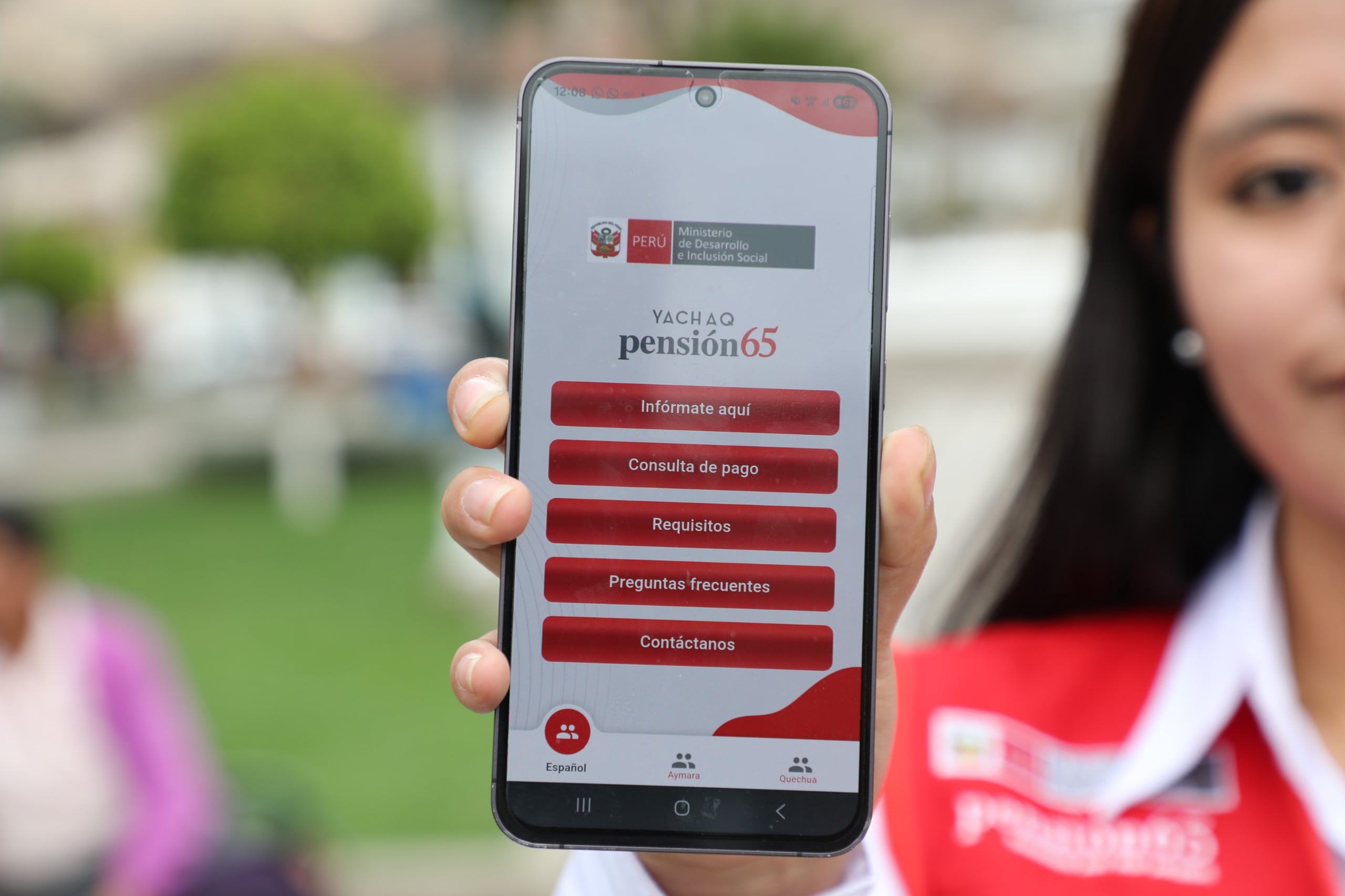 Aplicativo es de fácil instalación en celulares, y de uso simple para los usuarios que quieren obtener información. (Foto: Midis)