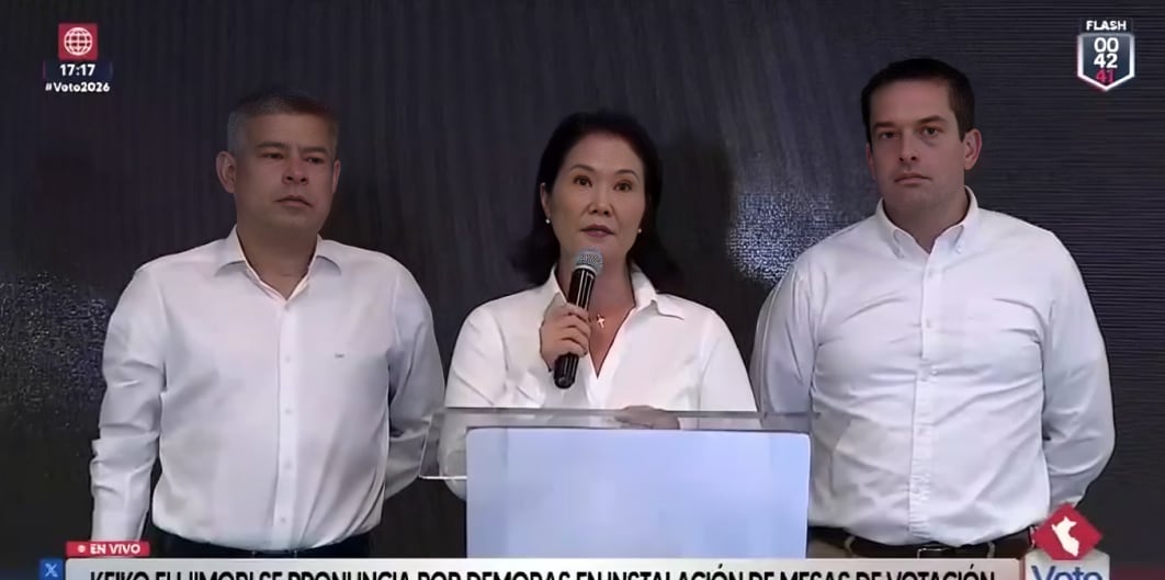 Keiko Fujimori pide que amplien el horario de votaciones.