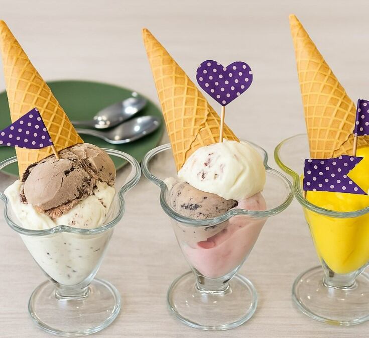 Helados para que todos puedas disfrutar.