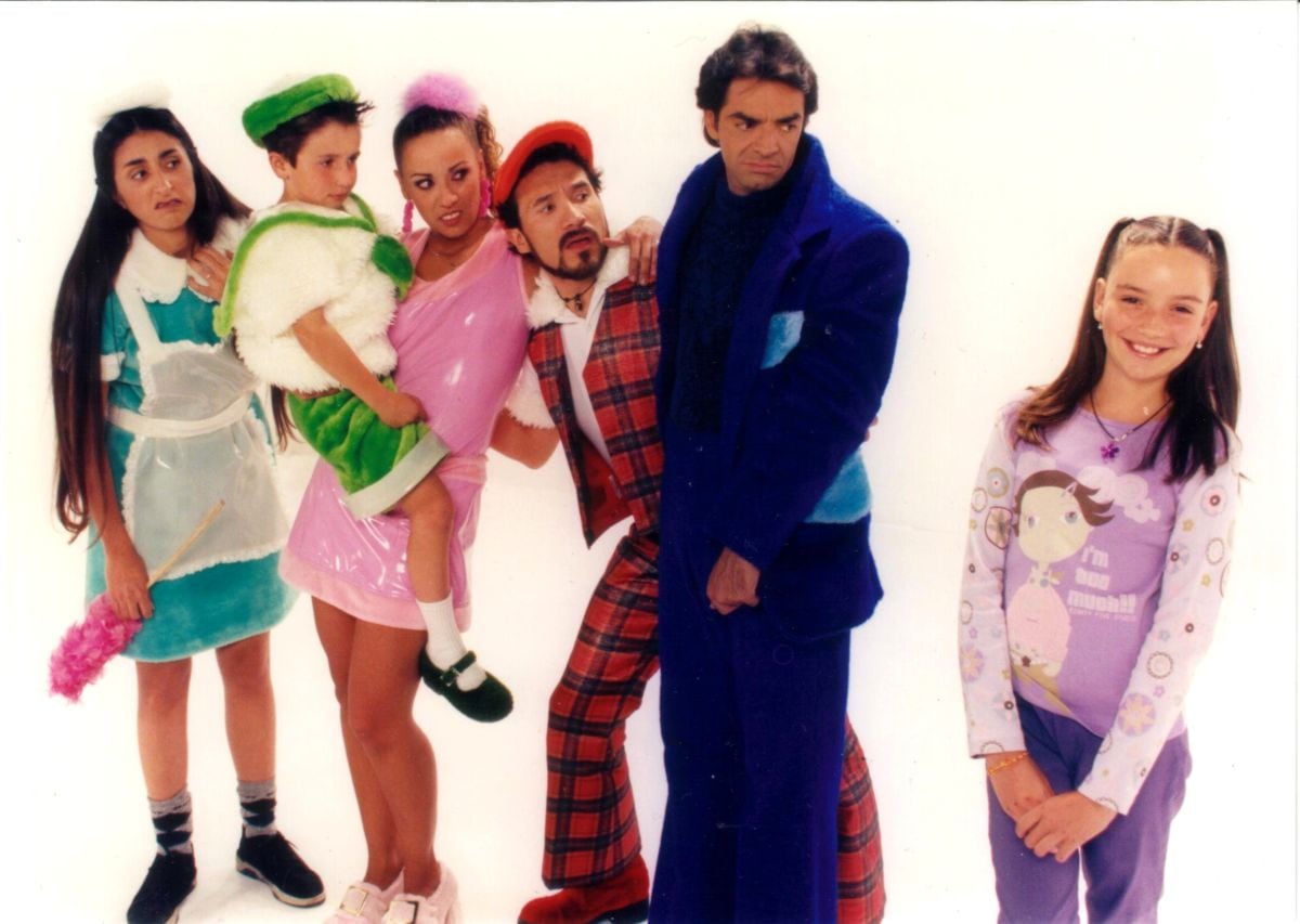 Octavio junto a Eugenio en "La Familia P. Luche" (Foto: Televisa)