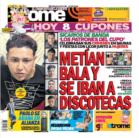 METÍAN BALA Y SE IBAN A DISCOTECAS