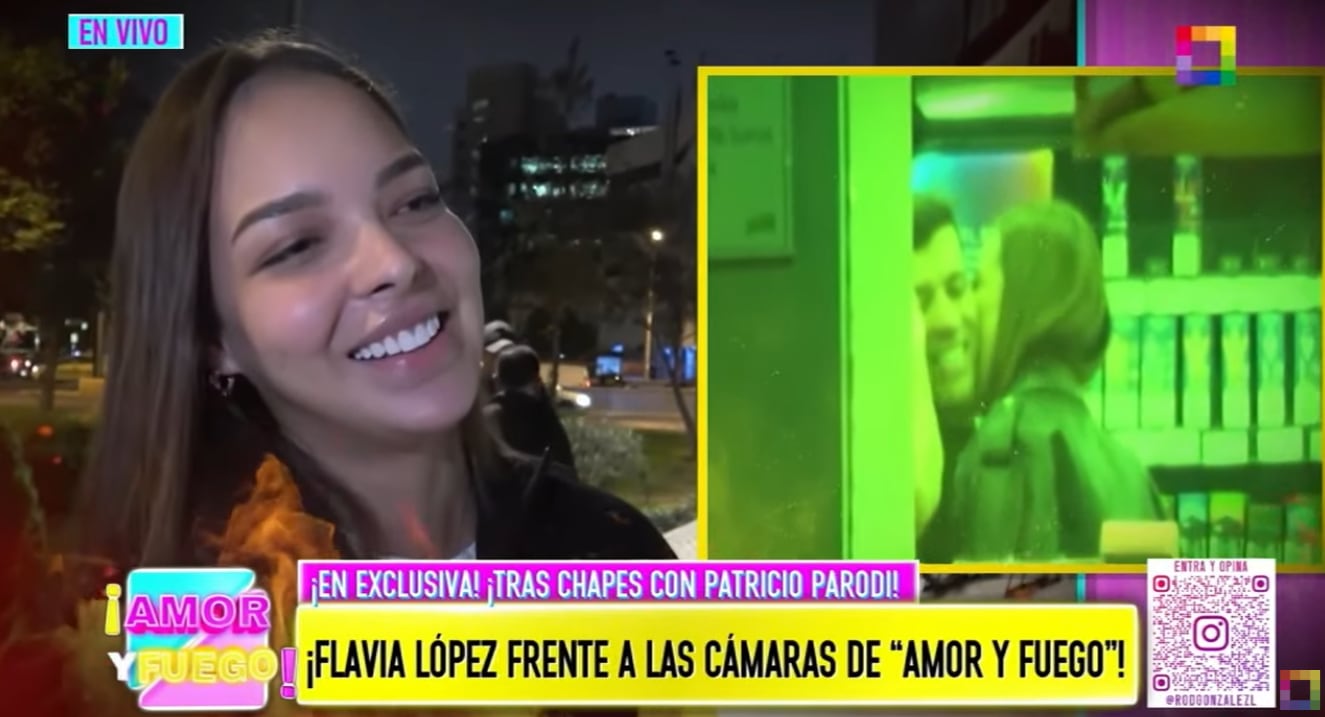 Flavia López dice que no hacen daño a nadie tras los besos con Patricio Parodi.