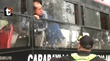 ¡Tensión en paralización de transportistas! PNP detiene y multa a choferes que protestaban por colega asesinado de ‘El Rápido’