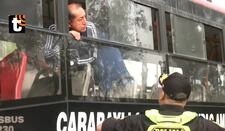¡Tensión en paralización de transportistas! PNP detiene y multa a choferes que protestaban por colega asesinado de ‘El Rápido’