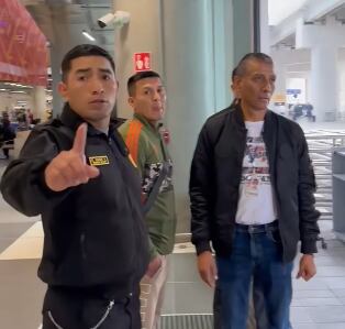 Josimar Cabrera fue intervenido cuando arribó al aeropuerto Jorge Chávez.