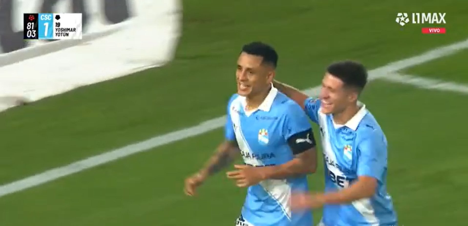 Yoshimar Yotún puso el 1-1 a favor de Sporting Cristal vs Universitario por la jornada 4 del Torneo Clausura de la Liga 1 2026.