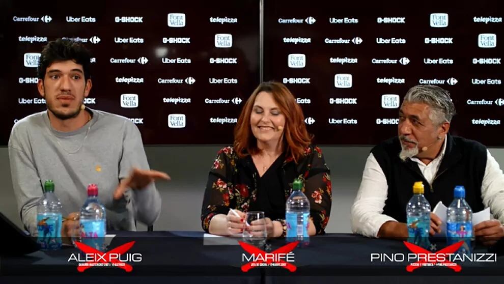 Los jueces de Disaster Chefs.