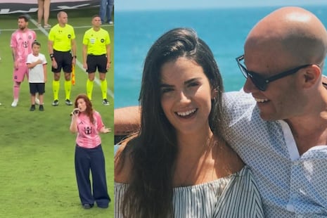 ¡En el campo con Messi! Nicole Zignago se pronunció tras interpretar himno de los Estados Unidos en encue...