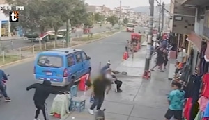 ¡Terror en SJL! Sicarios disparan contra vigilante de galería extorsionada y lo dejan grave