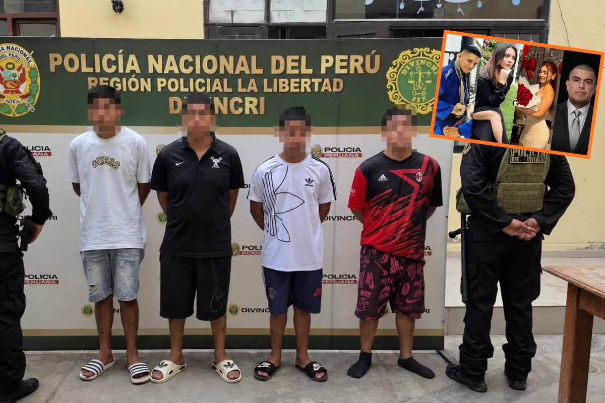 Cinco presuntos integrantes de 'Los Pulpos' fueron detenidos por la Policía. (PNP)
