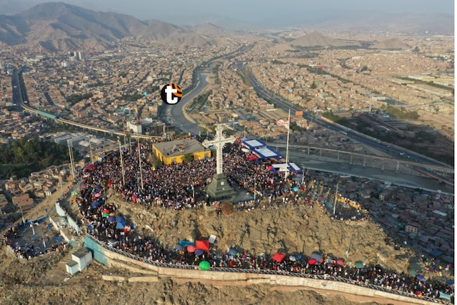 Impactantes imágenes del Vía Crucis de Cristo Cholo. (Fotos: Julio Reaño/@photo.gec)