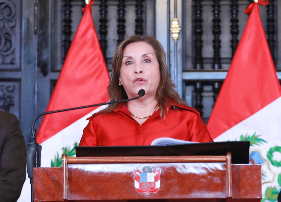 Dina Boluarte anuncia declaratoria de emergencia de tres regiones