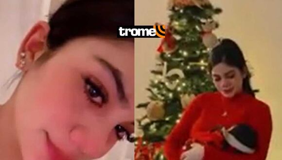 Josimar: María Fe Saldaña se conmueve al pasar Navidad con su hija recién nacida