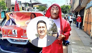 ¡Disfrazado y en caravana! Vladimir Cerrón afirma que participó en actividad proselitista rumbo a Chosica