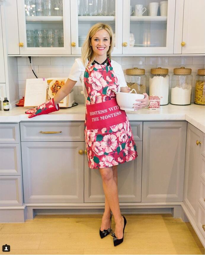 Al parecer la cocina es uno de los lugares predilectos de la artista. (Foto: Instagram Reese Witherspoon)