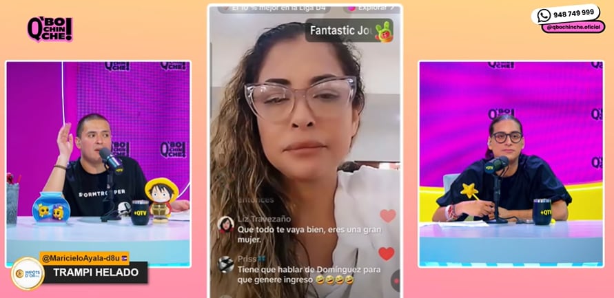 Ric La Torre y Samuel Suárez comentan declaraciones de Melanie Martínez. Foto: Q Bochinche