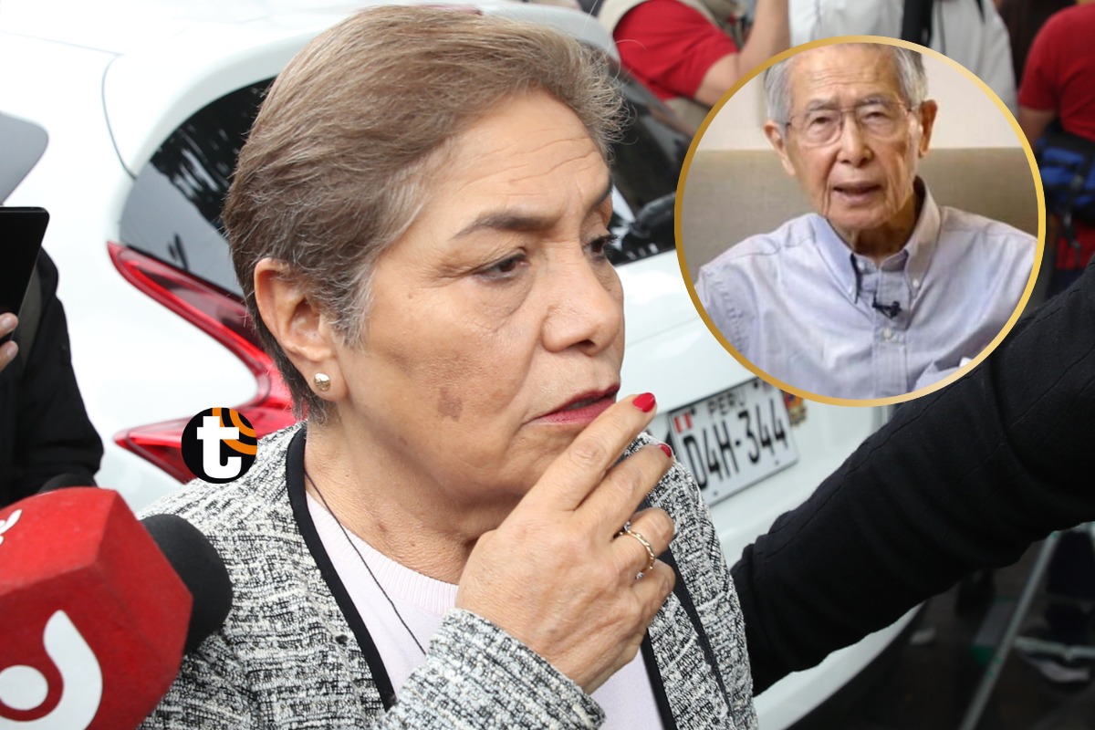 Luz Salgado y Alberto Fujimori