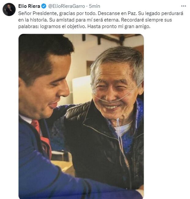 Confirman muerte de Alberto Fujimori