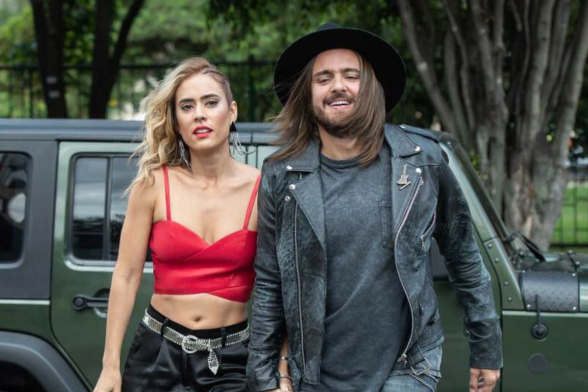 Los actores colombianos, Carolina Ramírez y Andrés Sandoval (Foto: Caracol TV)