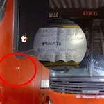 Balean bus de El Rápido con pasajeros y dejan mensaje