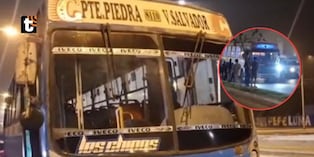 Balean a conductor de transporte público en Villa El Salvador.