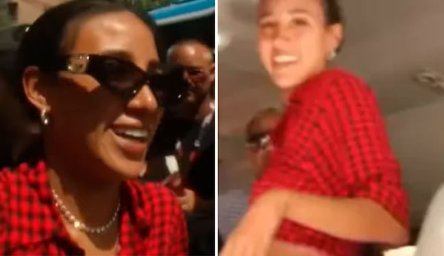 ¡Le gritan de todo! Samahara Lobatón sale a votar y la tildan de “mentirosa”