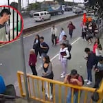 Delincuente roba celular e intenta escapar por la Panamericana Sur en Surco