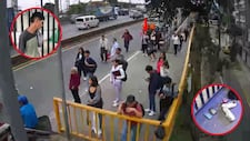 Delincuente roba celular e intenta escapar por la Panamericana Sur en Surco