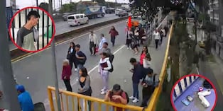 Delincuente roba celular e intenta escapar por la Panamericana Sur en Surco