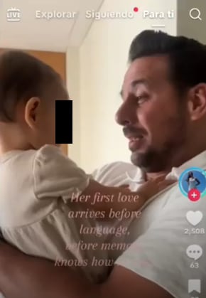 Claudio Pizarro junto a su pequeña bebé en hermoso video.