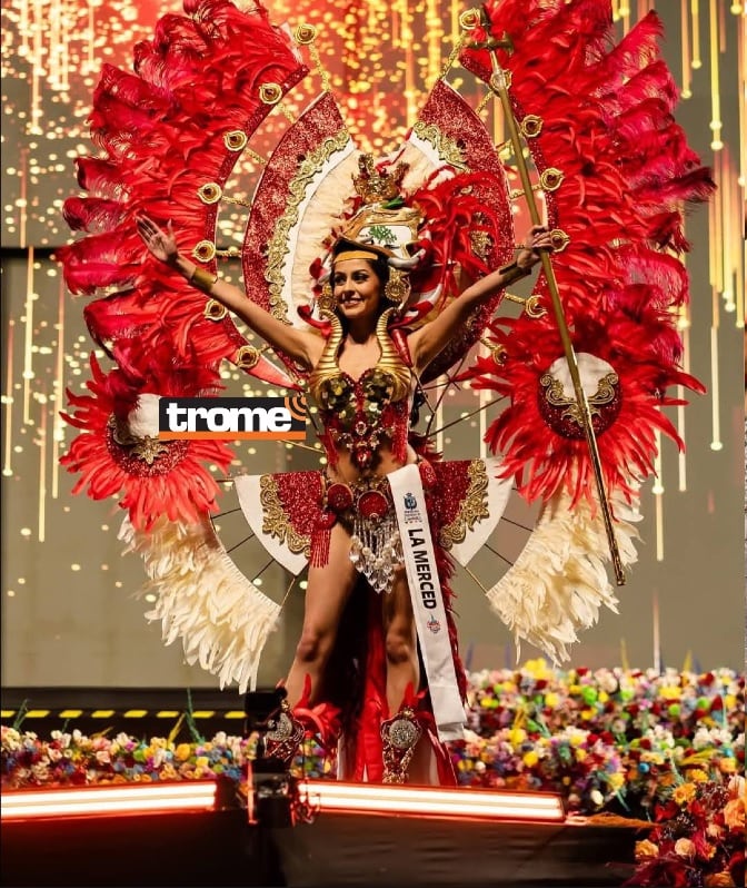 Bellezas cajamarquinas también se lucieron en trajes alegóricos. Eligen a las cuatro reinas que inician funciones en el Carnaval de Cajamarca 2026. (Trome).