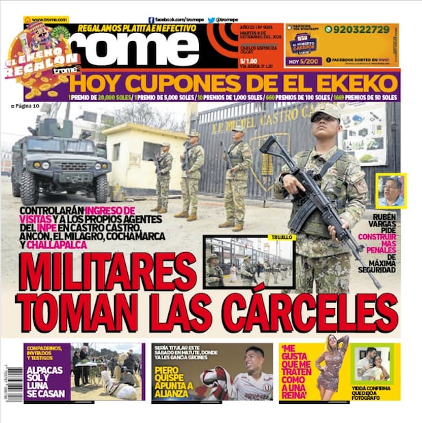 Portada Trome