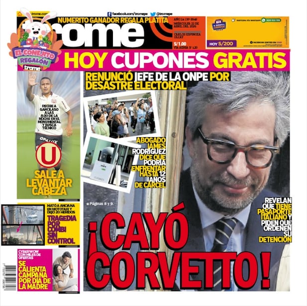 Portada Trome