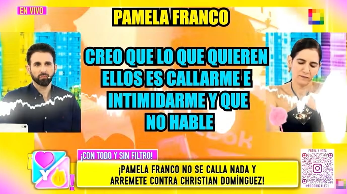 Pamela Franco confirma que respondió carta notarial de Christian Domínguez pero no se retracta.